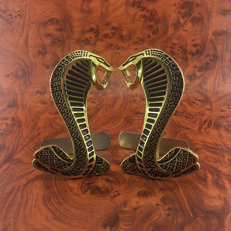 汽车眼镜蛇中网改装标立体个性3d装饰贴标后尾标叶子板侧标车标贴