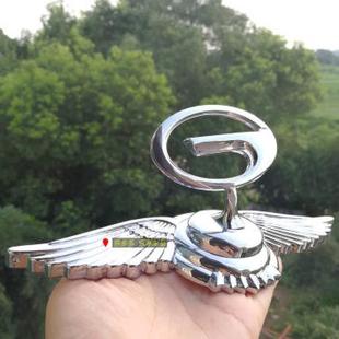 广汽传祺立标车标GS5GS4GS8GM6传奇改装车头标装饰贴引擎机盖立标