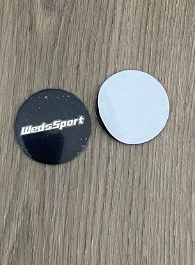 4个价/45MM平面改装轮毂中心盖贴HRE ADVAN RAYS WORK高盖贴标志