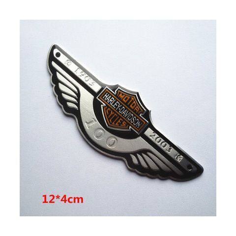 汽车 摩托车100周年标车贴金属车标个性贴标哈雷 110周年纪念标志