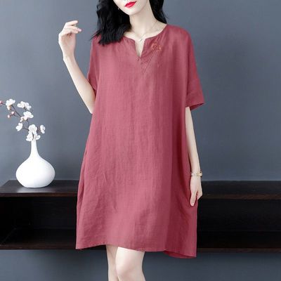 女装夏季新款棉麻宽松大
