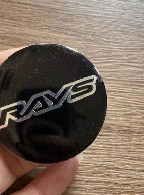4个价/改装RAYS 57轮毂中心盖标志4.5CM50MM56MM65mm贴标轮胎盖标