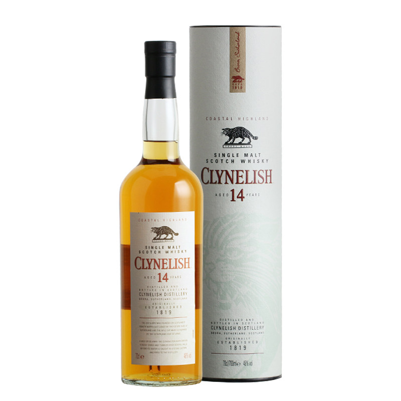 克里尼利基14年/de沿海高地单一麦芽苏格兰威士忌700ml洋酒进口