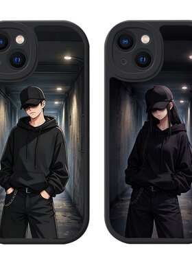小众情侣适用于iPhone17promax玻璃手机壳苹果16promax荣耀500VIVOY500IQOO12NEO9软Play7小米17红米K90华为