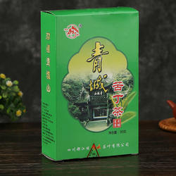 青城苦丁茶入口苦后回甜50g茶叶本身易碎,易呈碎末状,介意慎拍