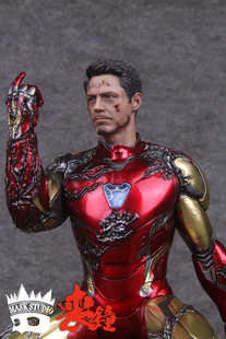 丧钟重涂合作款1/6托尼响指钢铁侠MK85雕像复仇者联盟可换HT头雕