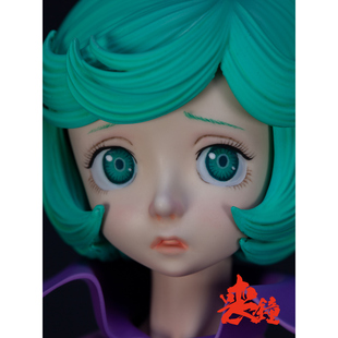 【丧钟重涂】1/6剑风传奇小魔女史尔基GK白模涂装作品烙印战士