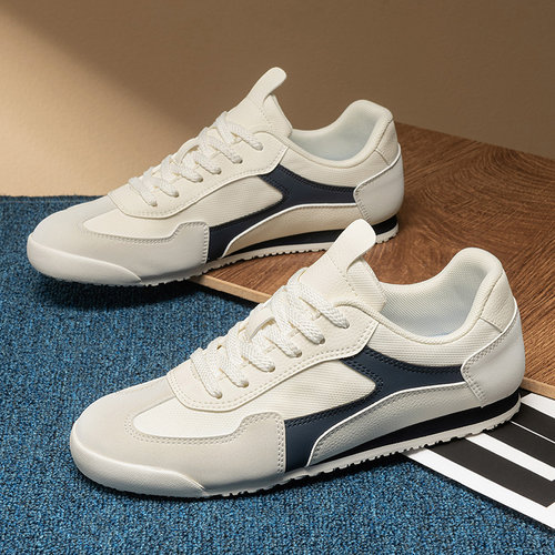 春夏透气百搭男士帆布板鞋阿甘鞋