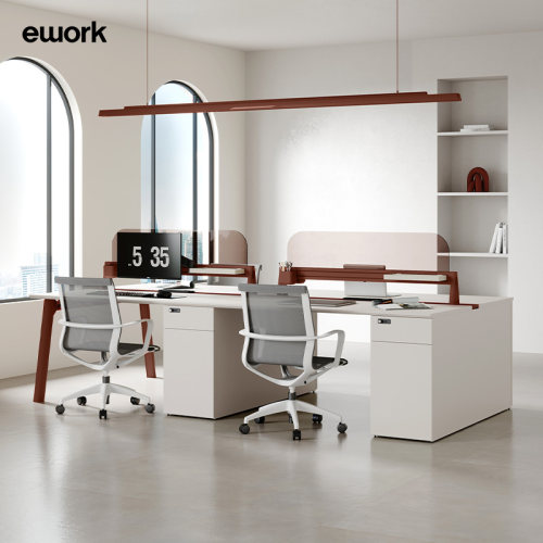 办公桌屏风卡座四人位组合职员