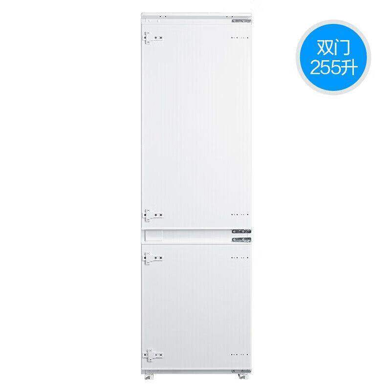 Midea/美的 BCD-255WUPM全嵌入内嵌双开门隐藏一体橱柜家用冰箱