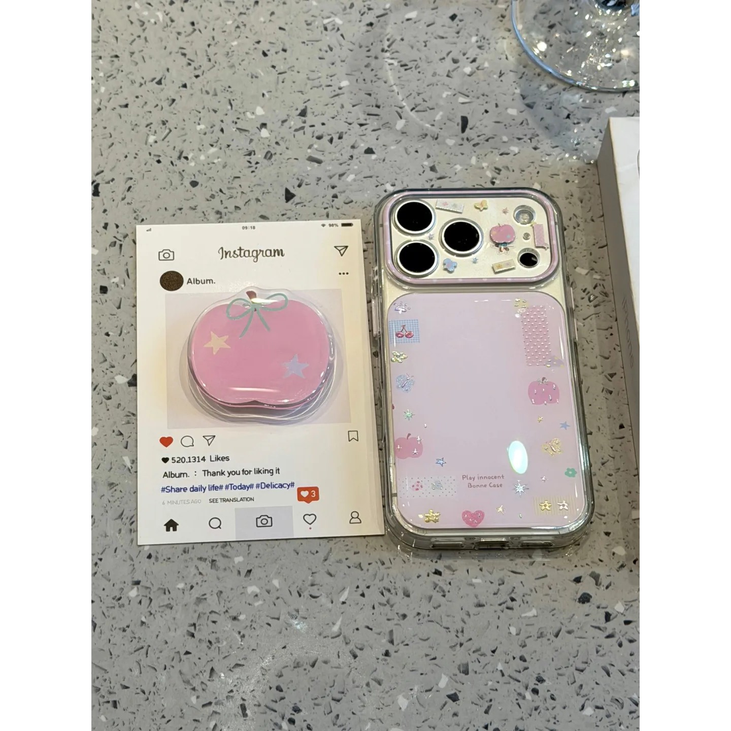 简约ins彩星花简约ins手机壳17promax保护iphone15女iPhone16pro双层iphone16卡通iPhone17苹果15pro
