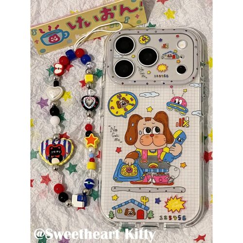 多巴胺电话狗狗简约ins手机壳17promax保护iphone15女iPhone16pro双层iphone16卡通iPhone17苹果15pro