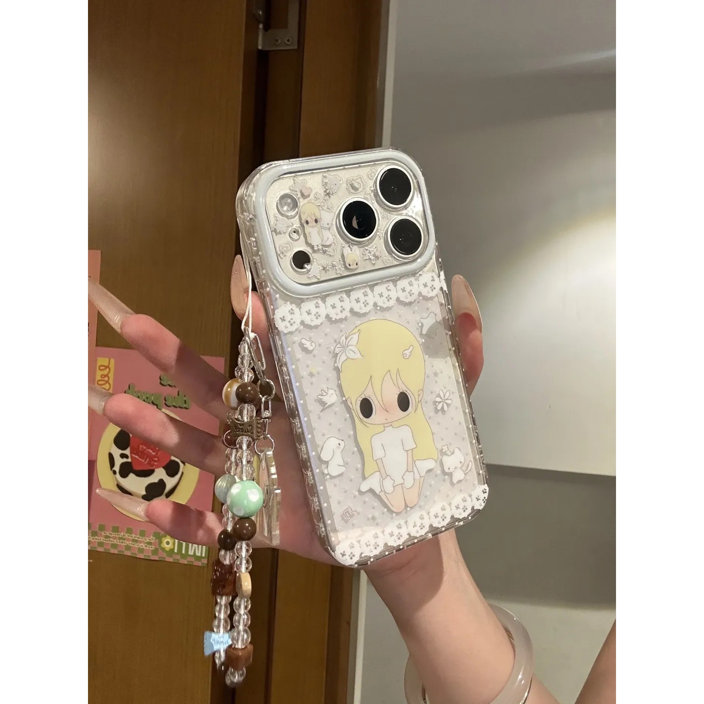 芝士.双层蝴蝶结边框简约ins手机壳17promax保护iphone15女iPhone16pro双层iphone16卡通iPhone17苹果15pro