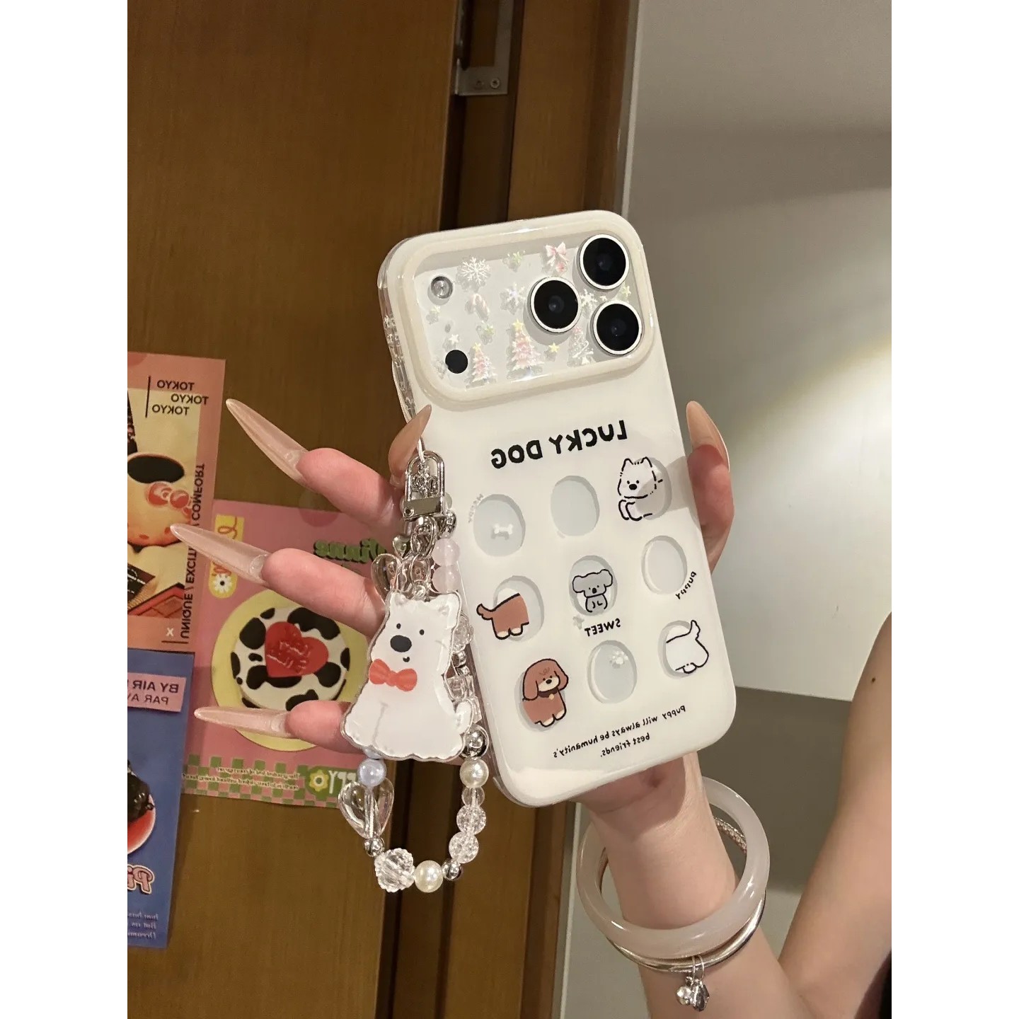 西高地和腊肠狗钻洞简约ins手机壳17promax保护iphone15女iPhone16pro双层iphone16卡通iPhone17苹果15pro
