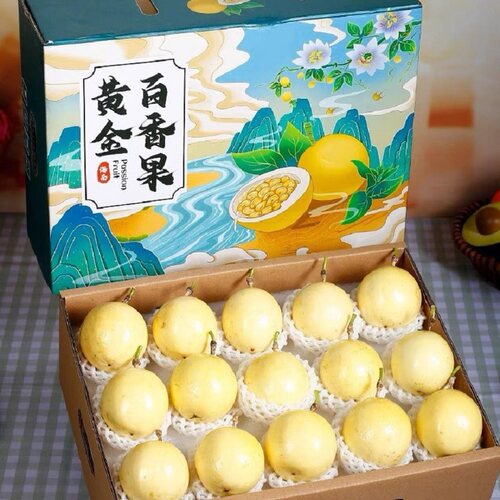 广西钦蜜9号黄金百香果大果9斤装