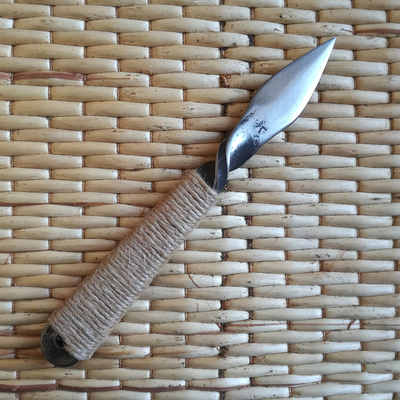 打铁锻造高碳钢普洱包邮撬茶刀