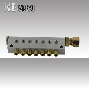 R32型节流式 分油排 可调单向阀分油器XHZ型稀油润滑站油泵递进式