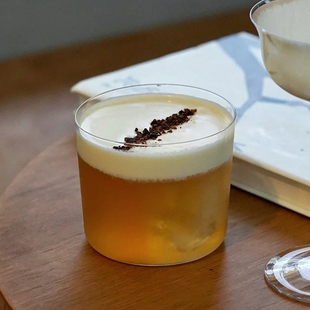 日式 鸡尾酒杯子水晶玻璃冰球杯酒吧调酒杯 拿铁咖啡杯超薄古典杯