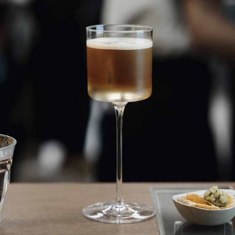 木村硝子鸡尾酒杯 特调咖啡茶饮饮料杯酒吧调酒杯高脚尼克诺拉杯