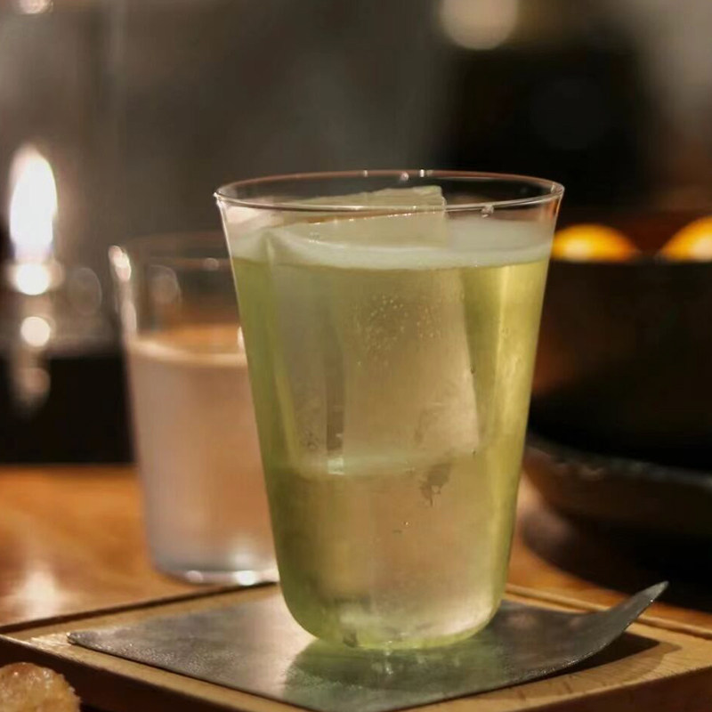 小饮* 耐高温玻璃杯水杯子HighBall嗨棒柯林长饮杯海波鸡尾酒杯