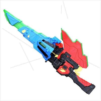 迷你特工队V超威能量5疾锋狮龙刀枪变形武器福乐儿童枪玩具男孩战