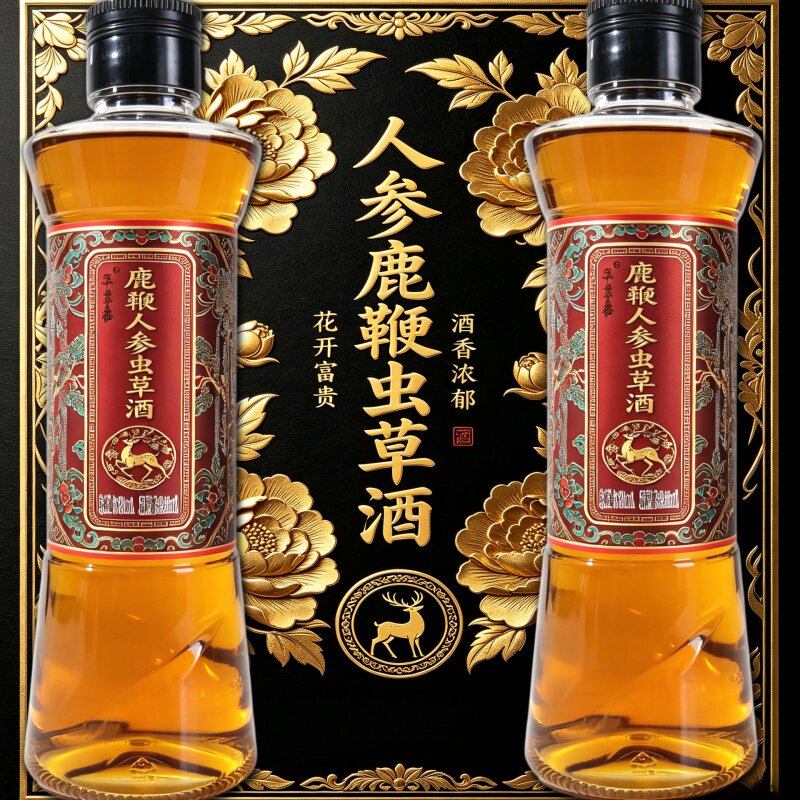 【假一赔十】正宗正品吉林双阳鹿鞭酒人参鹿茸血梅花鹿养生酒滋补