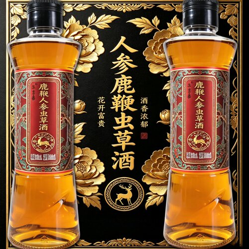 【假一赔十】正宗正品吉林双阳鹿鞭酒人参鹿茸血梅花鹿养生酒滋补