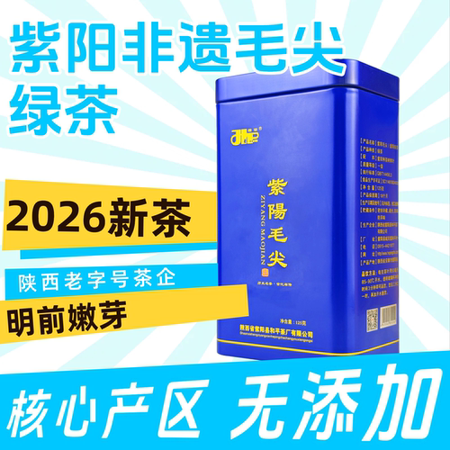 2026新茶紫阳手工毛尖