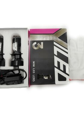 工厂超亮Y7D透镜Y10led车灯h4h7鱼眼Y3Y3PRO大功率摩托车