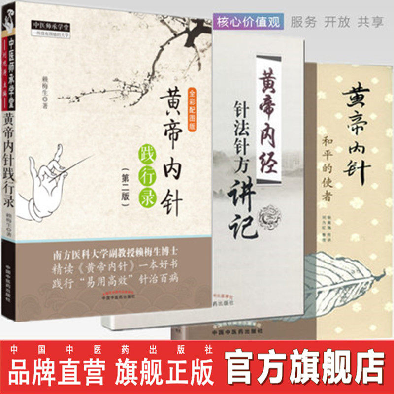 套装3本《黄帝内针》全套书籍