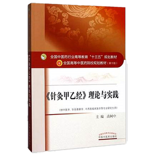 【出版社直销】针灸甲乙经理论与实践 高树中 著（全国中医药行业高等教育十三五规划教材第十版）中国中医药出版社 针灸学教科书