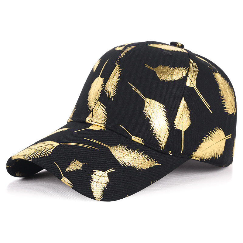 新款烫金防晒ins风潮流鸭舌帽