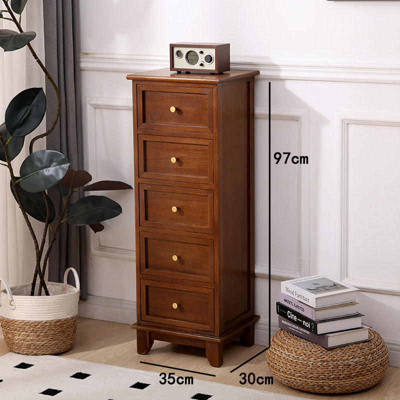 夹缝收纳柜边柜窄柜实木斗柜客厅储物柜立柜缝隙柜抽屉式小床头柜,收纳整理,收纳柜,淘宝优惠券,粉丝福利购,淘宝优惠卷