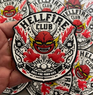 RFYL高端pvc魔术贴臂章贴章 Hellfire 现货全新德国PATCHLAB 正品