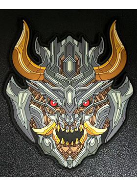 正品现货德国 Patchlab全球限量ONIBOTS系列Pvc威震天魔术贴贴章