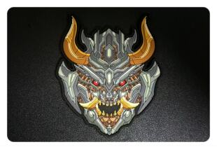 正品现货德国 Patchlab全球限量ONIBOTS系列Pvc威震天魔术贴贴章