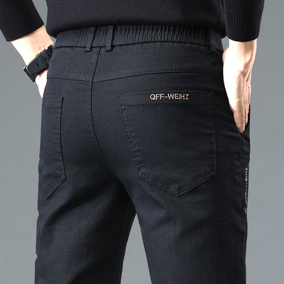 弹力直筒修身潮流百搭商务