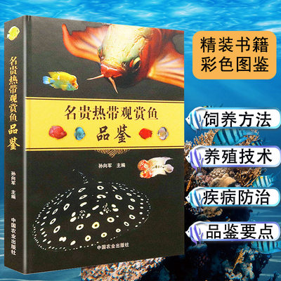 名贵热带观赏鱼品鉴 观赏鱼养殖入门书籍养鱼大全技术热带鱼海底生物彩色图鉴神秘动物鱼类科普