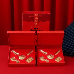 金箔富贵吉祥五宝摆件如意算盘丰衣足食摆饰婚庆会销活动礼品