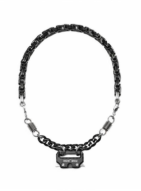 玩物制造 启示录系列钛钢工业战术机能扣吊坠项链