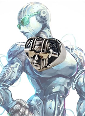 玩物制造 JOJO的奇妙冒险石之海石之自由戒指精致时尚创意动漫