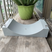 迷你指尖手指滑板练习场景地大U型池道具带合金跳杆青少年男儿童