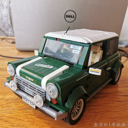 复古宝马Mini10242Cooper6-14岁益智拼装拼插汽车玩具积木模型