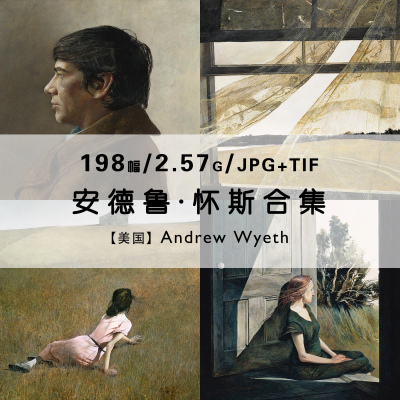 安德鲁怀斯Andrew Wyeth美国画家绘画作品集合集电子版图片素材