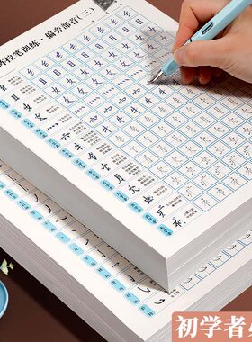 笔画笔顺练字帖小学生专用儿童初学者成人控笔训练硬笔书法练字本