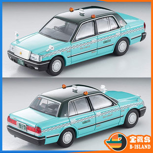 日本TOMYTEC仿真车模型TLV合金Toyota Crown Sedan Taxi LV-N219c
