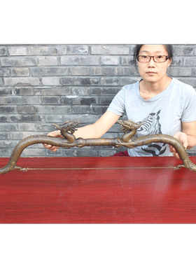 宇卓铜器纯铜弓箭黄铜仿古挂件