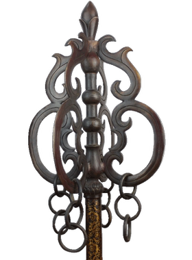 宇卓铜器铸造禅杖工艺品摆件