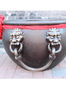 故宫缸水缸双狮耳大缸