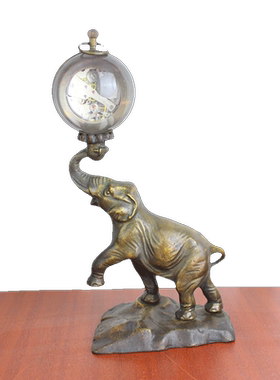 黄铜机械座钟摆件工艺品